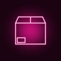 freezer icon. Elements of Web in neon style icons. Simple icon for websites, web design, mobile app, info graphics Royalty Free Stock Photo