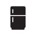 Freezer vector glyph flat icon Royalty Free Stock Photo