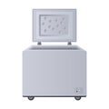 Freezer vector icon.Cartoon vector icon isolated on white background freezer. Royalty Free Stock Photo