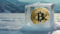 Freezing Bitcoin in a block of ice