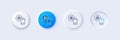 Freezing click line icon. AC cold temperature sign. Line icons. Vector
