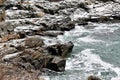 Rocky Maine Shoreline along Fort Williams on Cape Eiizabeth, Cumberland County, Maine, United States New England US