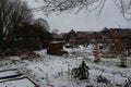 Freezing and muddy winter landscapes in England