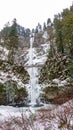 Freezing Multnomah Falls Royalty Free Stock Photo