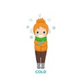 Cold weather boy. Royalty Free Stock Photo