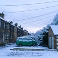 Westyorkshire Winter fully covered snow Royalty Free Stock Photo