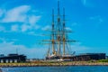 Fregatten Jylland historical boat at Ebeltoft, Denmark