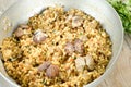 Fregola with clams Royalty Free Stock Photo