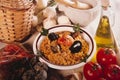 Fregola seafood