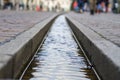 The Freiburg BÃÂ¤chle water runnel in close-up