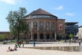 Freiburg, Germany, April 18th 2019, Exterior view of the theater in Freiburg