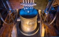 Freiburg Minster - View to the 750 year old Hosanna one of the oldest Angelus bells in Germany. Baden Wuerttemberg, Germany,