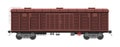 Freight boxcar train wagon.