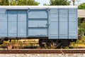 Freight and cargo train bogie Royalty Free Stock Photo