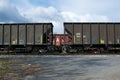 Freight Cars Royalty Free Stock Photo