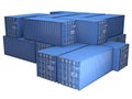 Freight containers Royalty Free Stock Photo