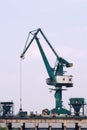 Freight dock crane Royalty Free Stock Photo