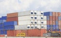 Freight shipping containers Royalty Free Stock Photo