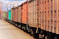 Freight train Royalty Free Stock Photo