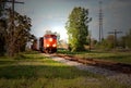 Freight Train Royalty Free Stock Photo