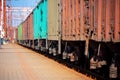 Freight train Royalty Free Stock Photo