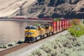 Freight train in Columbia Gorge