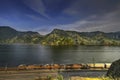 Freight Train on Columbia River Gorge