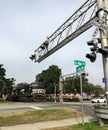 Freight Train passing through Royalty Free Stock Photo