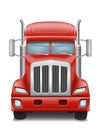 freight truck car delivery cargo anl big vector illustration