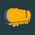 Freight wagon icon.