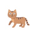 Freindly cat vector illustration design