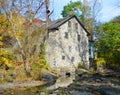 Freligh Mill on Pike River. Royalty Free Stock Photo