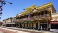 Fremantle Buildings in Historic Australian Town Royalty Free Stock Photo