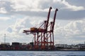 Fremantle Harbour Port Perth Western Australia Loading Crane Royalty Free Stock Photo