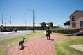 Fremantle Shed Buildings with Sculpture