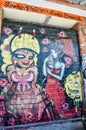 Fremantle, Western Australia: Street Painting Royalty Free Stock Photo