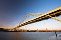 Fremont Bridge largest arch in America Portland Oregon Willamette River