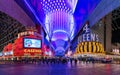 Fremont Hotel and Casino and Four Queens Hotel and Casino Royalty Free Stock Photo