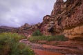 Fremont River Canyon During a Rainstorm