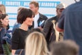 French actress Clotilde Hesme on the red carpet at the 43rd Deauville American Film festival