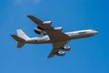 French Air Force Boeing E-3F Sentry radar plane Royalty Free Stock Photo