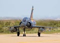 French Air Force Mirage 2000 fighter jet plane Royalty Free Stock Photo