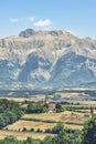 French Alps landscape in Isere Royalty Free Stock Photo