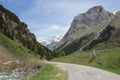 French Alps Mountain Pass Royalty Free Stock Photo