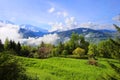 French Alps mountains