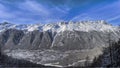 The French Alps near Chamonix Royalty Free Stock Photo