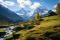 French Alps reveal awe inspiring beauty with towering peaks and valleys