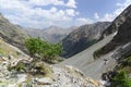 French Alps Valley Royalty Free Stock Photo