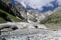 French Alps Valley Royalty Free Stock Photo