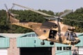 French Army Puma helicopter desert